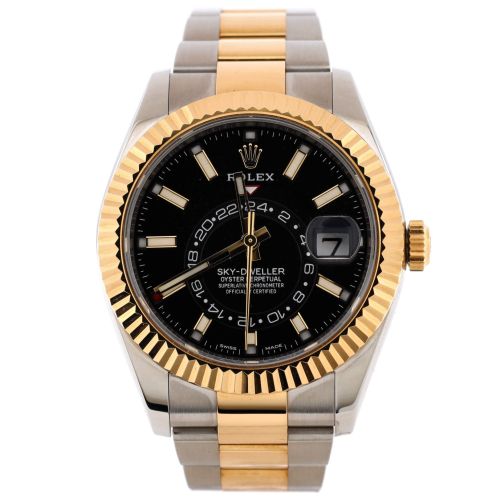 Sky-Dweller Oyster Perpetual Chronometer Automatic Watch Stainless Steel and Yellow Gold 42