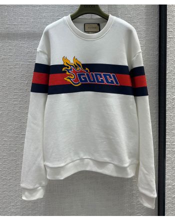 Gucci Women's Dragon Year Series Sweater White