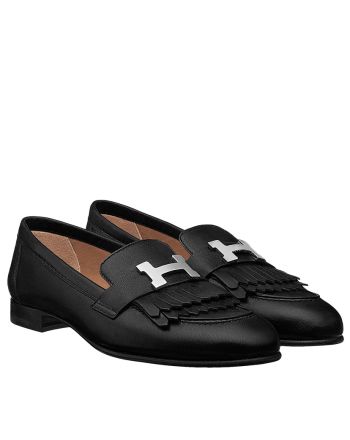 Hermes Women's Royal Loafer Black