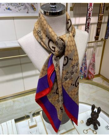 Gucci Women's GG Backgammon-print Scarf