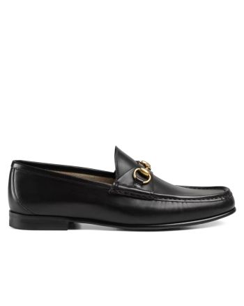 Gucci Women's 1953 Horsebit Leather Loafer 307929 Black